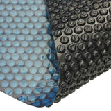 Vidaxl zwembadfolie solar drijvend 549x274 cm pe zwart en blauw