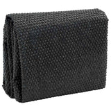 Vidaxl zwembadfolie solar drijvend 732x366 cm pe zwart en blauw