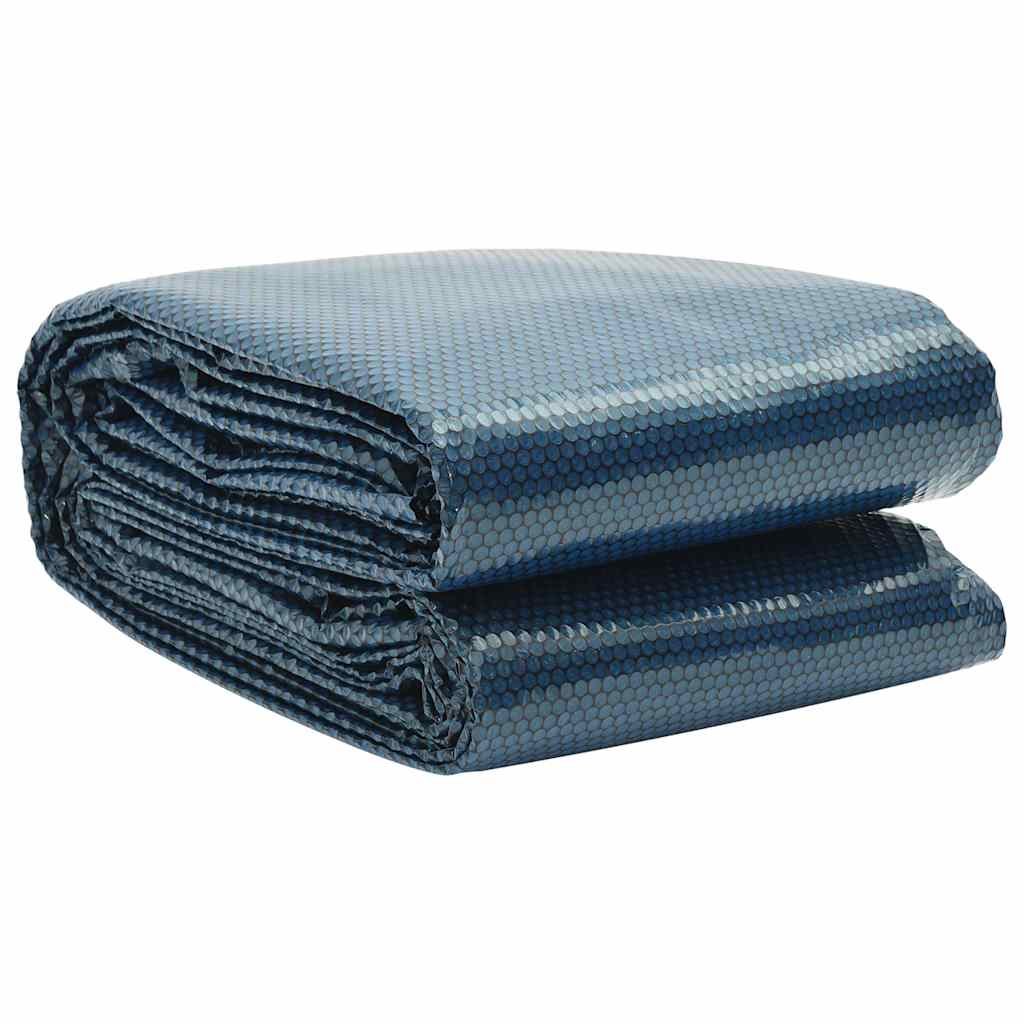 Vidaxl zwembadfolie solar drijvend 600x400 cm pe zwart en blauw