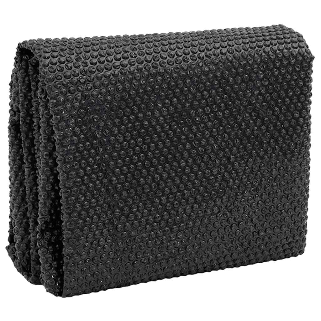 Vidaxl zwembadfolie solar drijvend 600x400 cm pe zwart en blauw