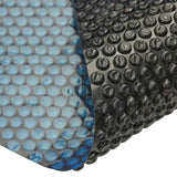Vidaxl zwembadfolie solar drijvend 600x400 cm pe zwart en blauw