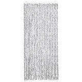 Vidaxl vliegengordijn 90x220 cm chenille licht- en donkergrijs