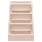 Vidaxl hondentrap inklapbaar 62x40x49,5 cm crème