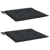 Vidaxl tuinstoelkussens 2 st 40x40x4 cm oxford stof zwart