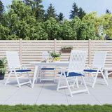 Vidaxl tuinstoelkussens 4 st 40x40x4 cm oxford stof koningsblauw