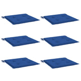 Vidaxl tuinstoelkussens 6 st 40x40x4 cm oxford stof koningsblauw