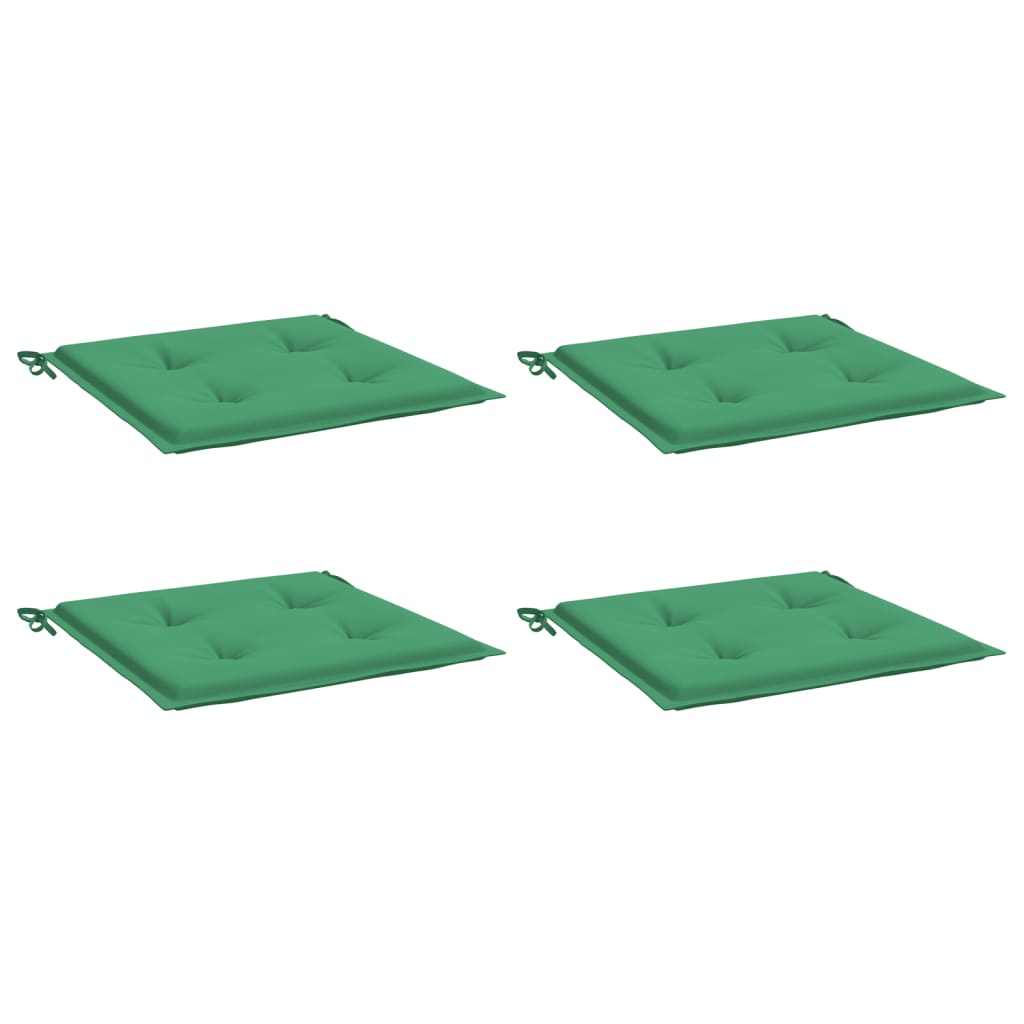 Vidaxl tuinstoelkussens 4 st 50x50x3 cm oxford stof groen