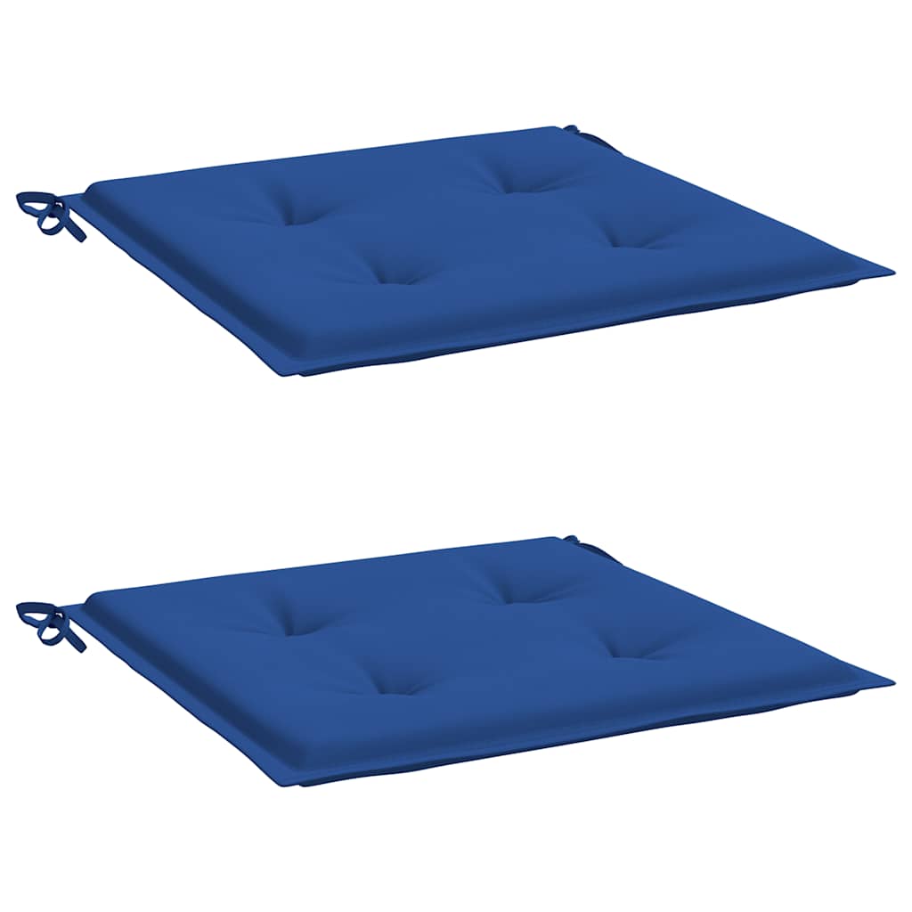 Vidaxl tuinstoelkussens 2 st 50x50x4 cm oxford stof koningsblauw