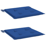 Vidaxl tuinstoelkussens 2 st 50x50x4 cm oxford stof koningsblauw