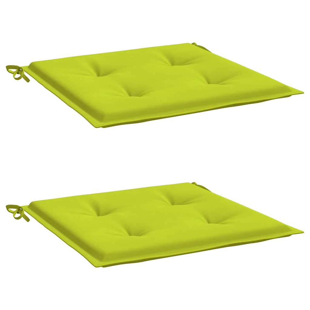 Vidaxl tuinstoelkussens 2 st 50x50x4 cm oxford stof felgroen