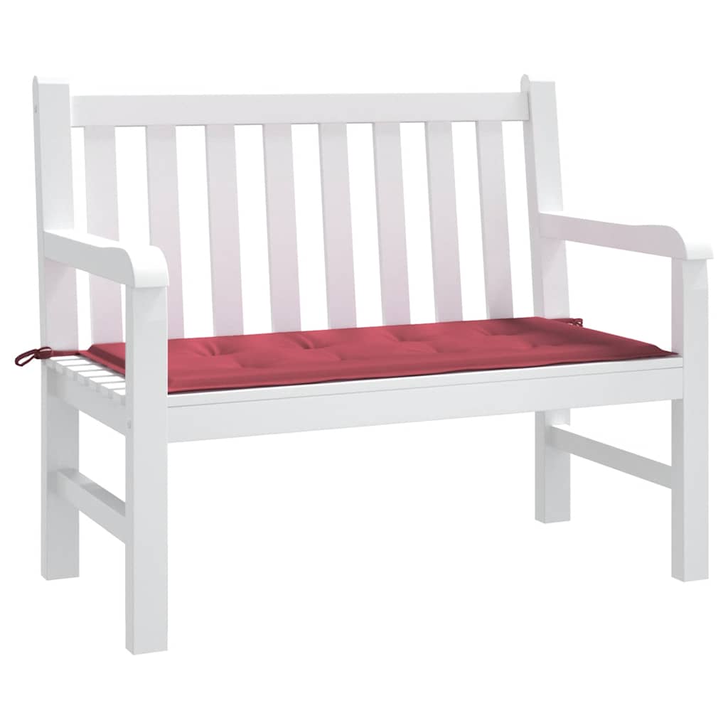 Vidaxl tuinbankkussen 100x50x4 cm oxford stof wijnrood
