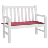 Vidaxl tuinbankkussen 100x50x4 cm oxford stof wijnrood