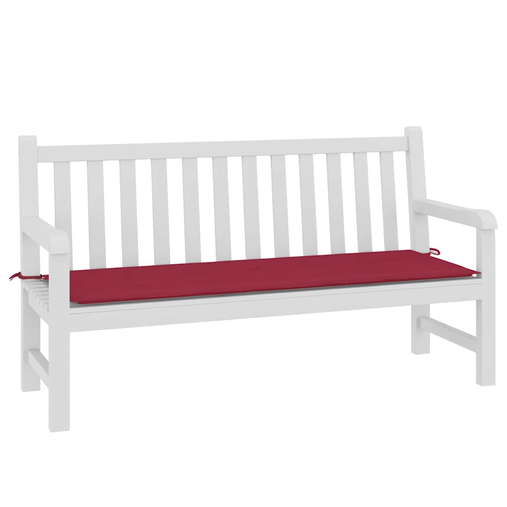 Vidaxl tuinbankkussen 150x50x4 cm oxford stof wijnrood