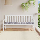 Vidaxl tuinbankkussen 180x50x4 cm oxford stof ruitpatroon grijs