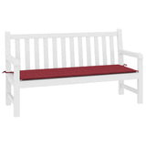 Vidaxl tuinbankkussen 200x50x4 cm oxford stof wijnrood