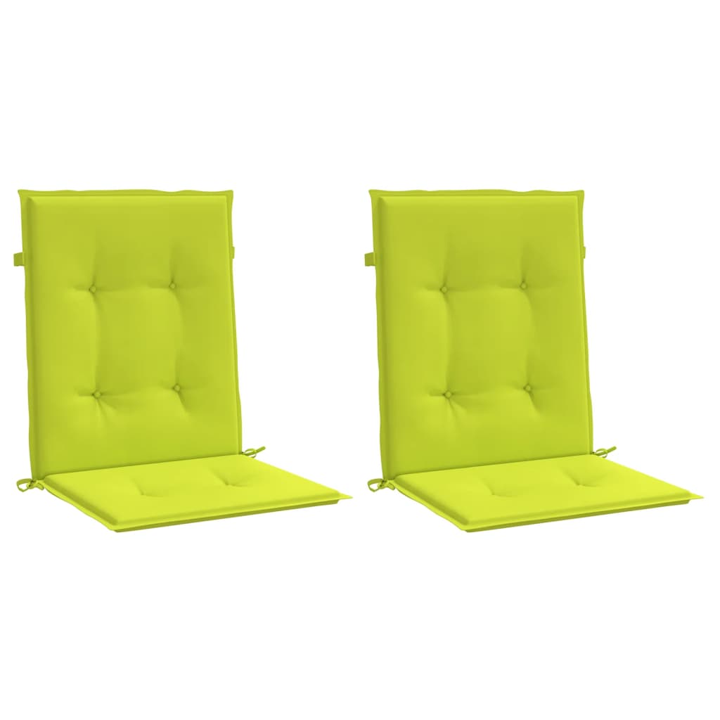 Vidaxl tuinstoelkussens 2 st 100x50x3 cm oxford stof heldergroen
