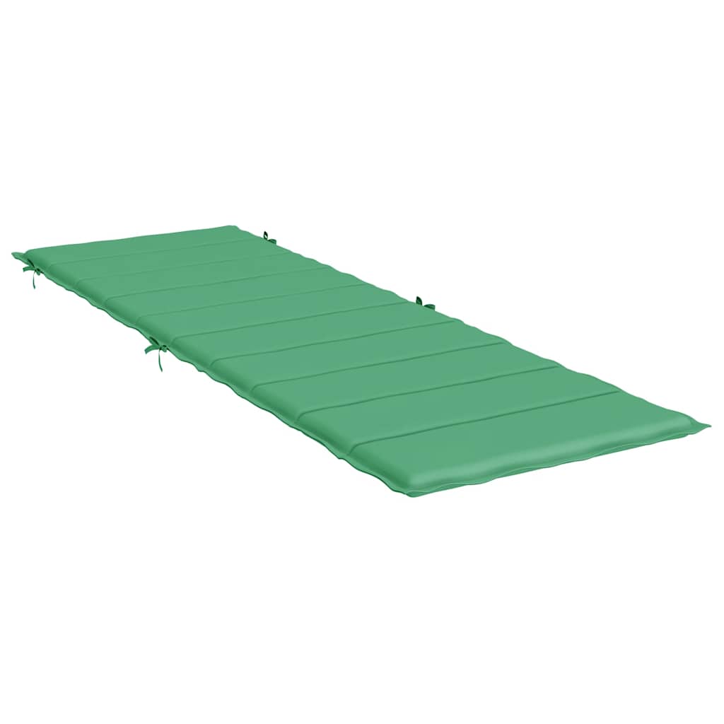 Vidaxl ligbedkussen 186x58x4 cm oxford stof groen