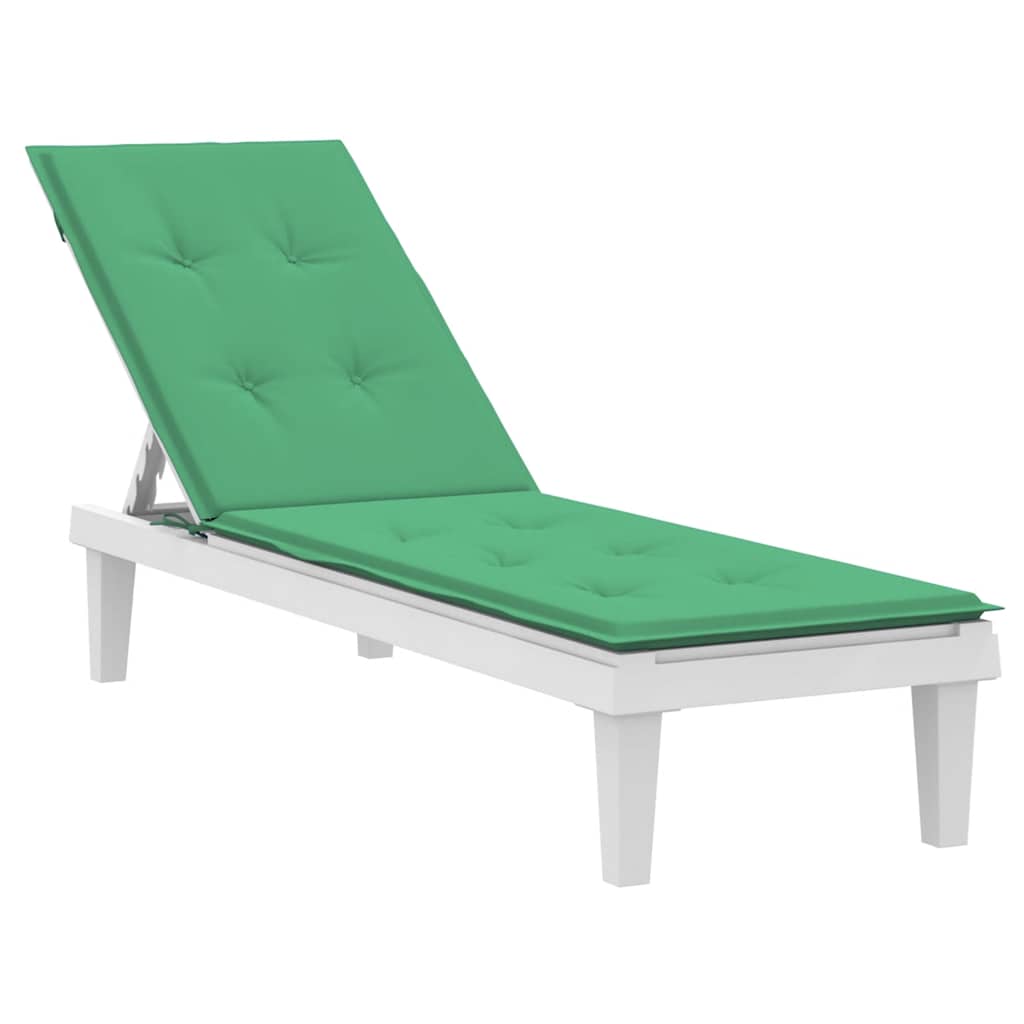 Vidaxl terrasstoelkussen (75+105)x50x4 cm groen