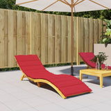 Vidaxl ligbedkussen 200x70x3 cm oxford stof rood