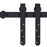 Vidaxl ophangset voor minischuifdeur 152 cm koolstofstaal