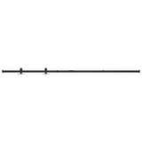 Vidaxl ophangset voor minischuifdeur 183 cm koolstofstaal