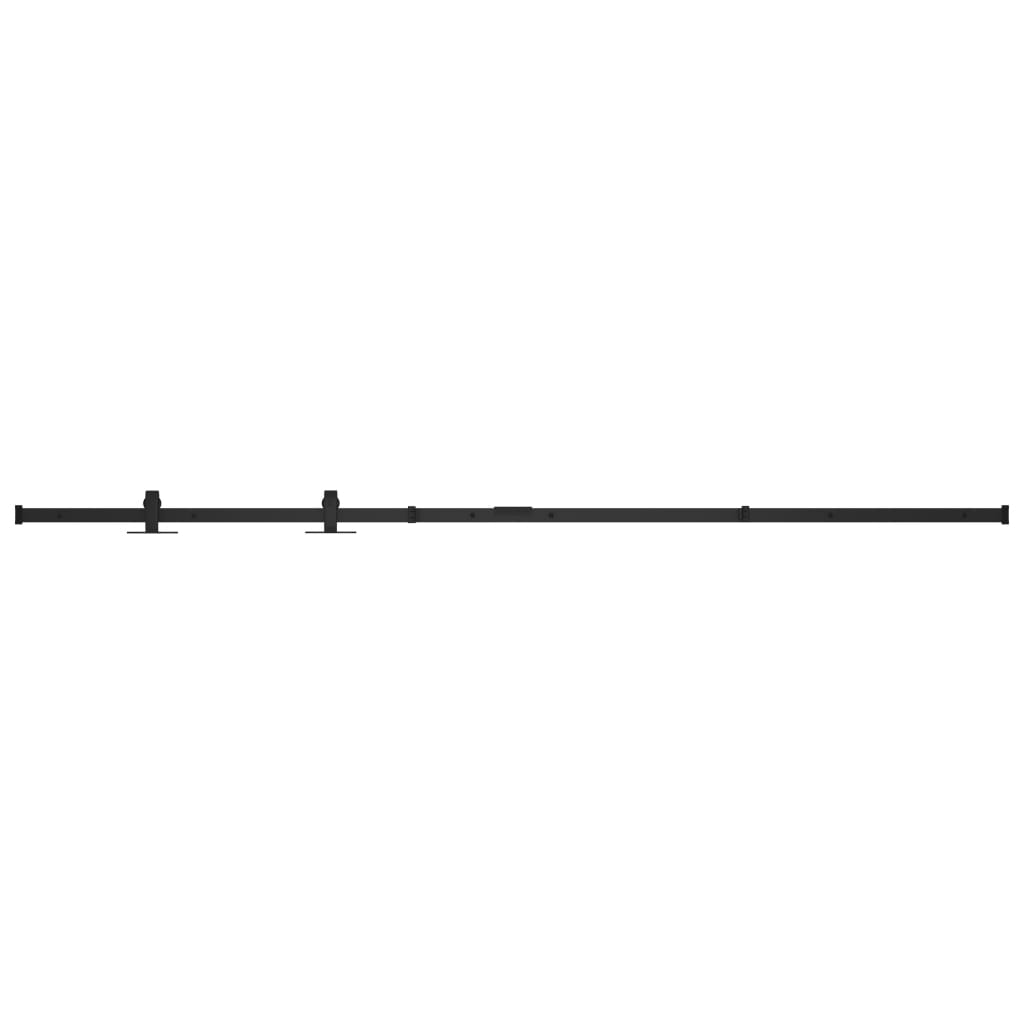 Vidaxl ophangset voor minischuifdeur 183 cm koolstofstaal