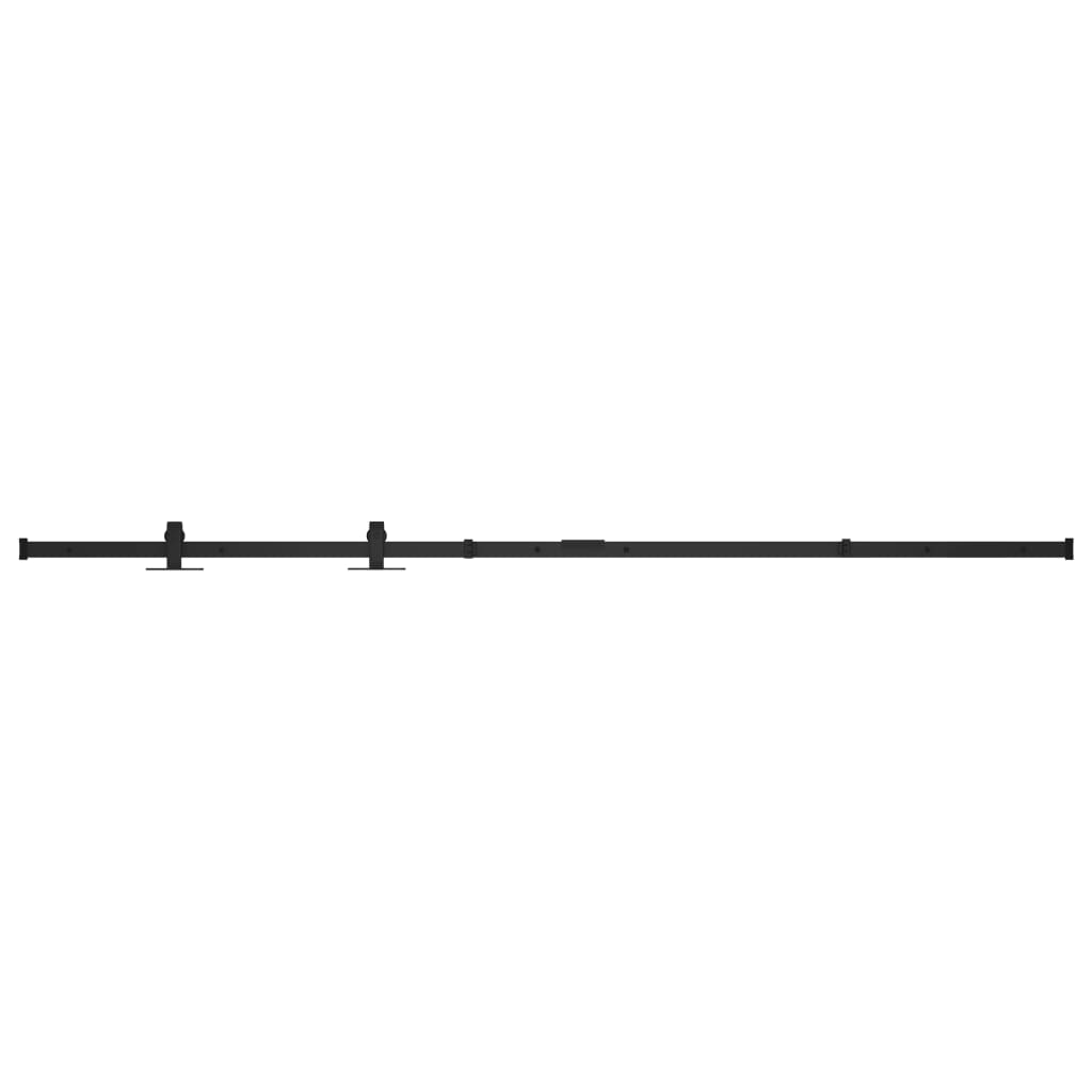 Vidaxl ophangset voor minischuifdeur 122 cm koolstofstaal