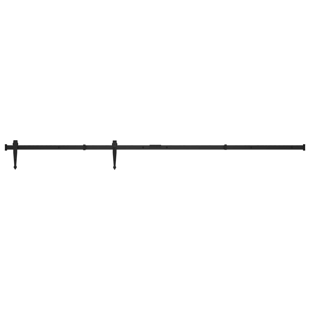 Vidaxl ophangset voor minischuifdeur 183 cm koolstofstaal
