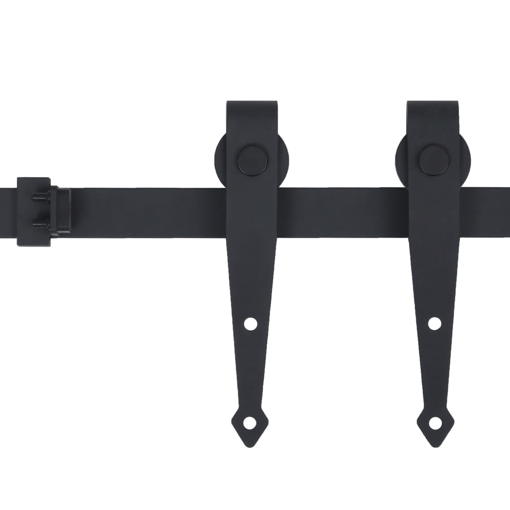 Vidaxl ophangset voor minischuifdeur 183 cm koolstofstaal