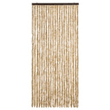 Vidaxl vliegengordijn 90x200 cm chenille beige