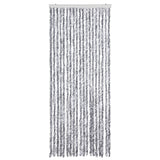 Vidaxl vliegengordijn 56x200 cm chenille zilverkleurig