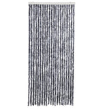 Vidaxl vliegengordijn 90x200 cm chenille zilverkleurig