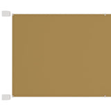 Vidaxl luifel verticaal 140x420 cm oxford stof beige