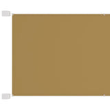 Vidaxl luifel verticaal 140x800 cm oxford stof beige