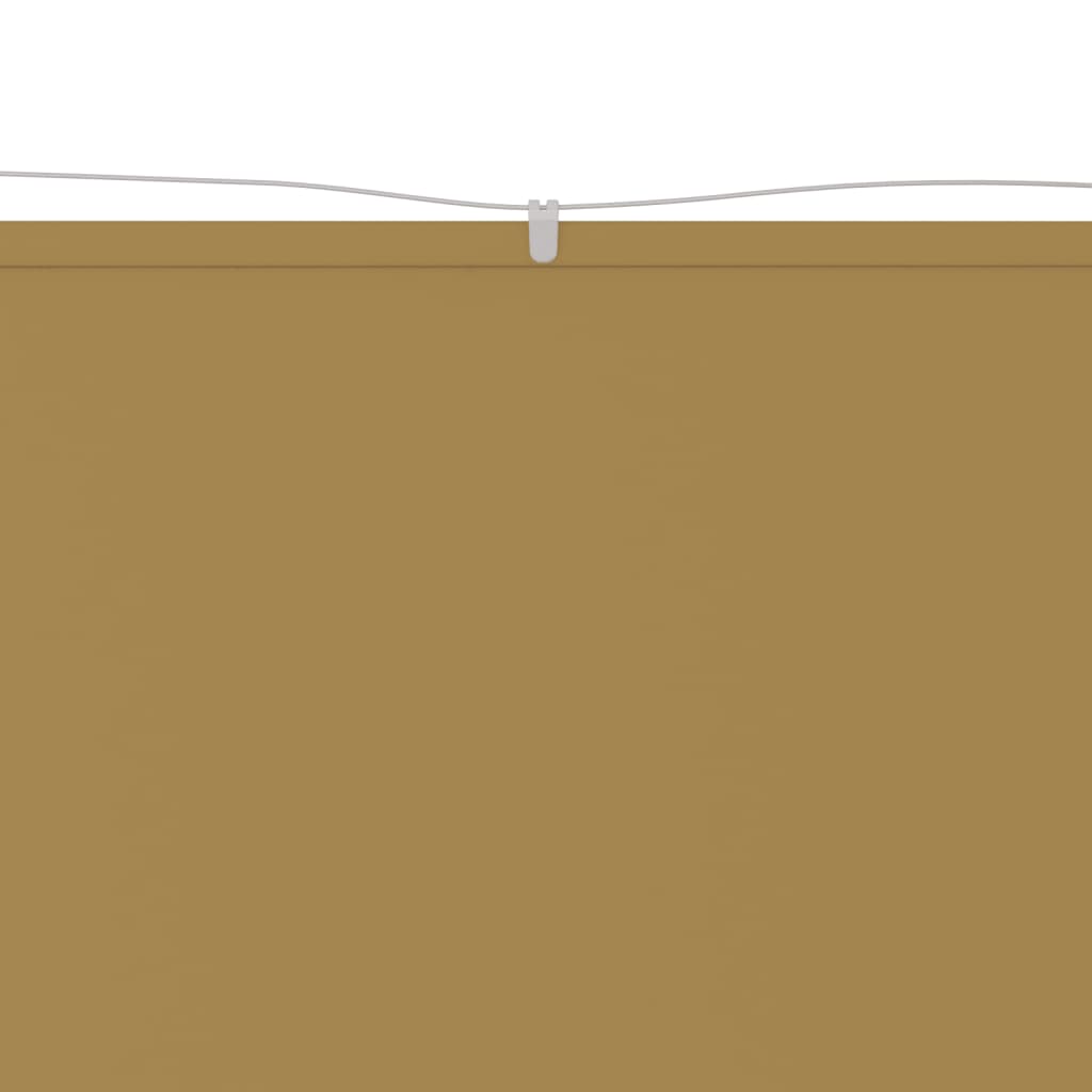 Vidaxl luifel verticaal 140x1000 cm oxford stof beige
