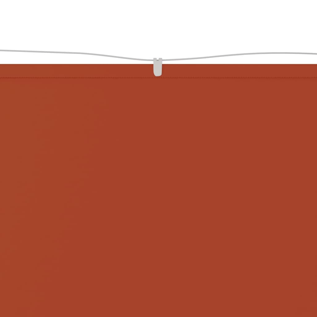 Vidaxl luifel verticaal 60x600 cm oxford stof terracottakleurig