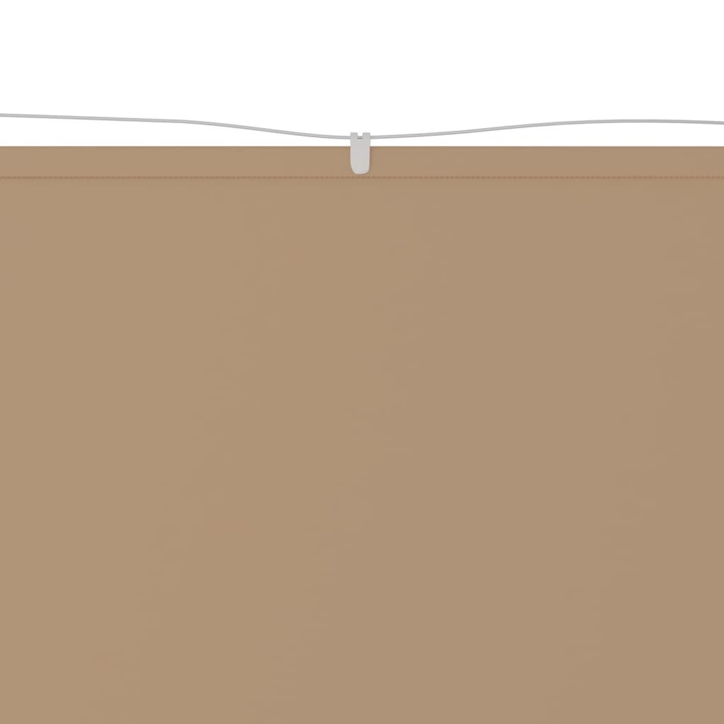 Vidaxl luifel verticaal 140x600 cm oxford stof taupe