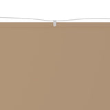 Vidaxl luifel verticaal 140x600 cm oxford stof taupe
