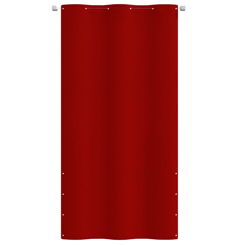 Vidaxl balkonscherm 120x240 cm oxford stof rood