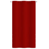 Vidaxl balkonscherm 120x240 cm oxford stof rood