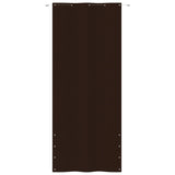 Vidaxl balkonscherm 100x240 cm oxford stof bruin