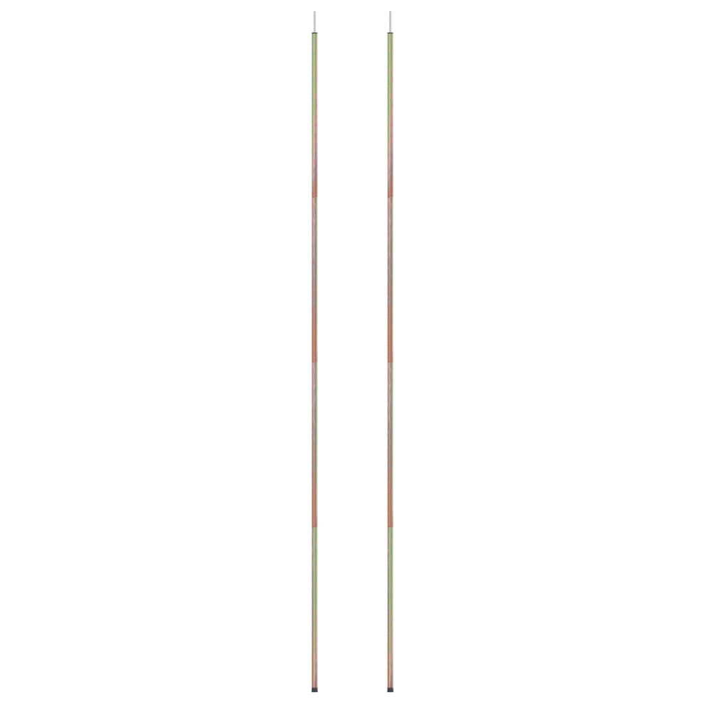 Vidaxl zonneschermpalen 2 st 250 cm gegalvaniseerd staal