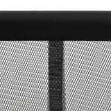 Vidaxl vliegengordijn 100x220 cm polyester mesh zwart