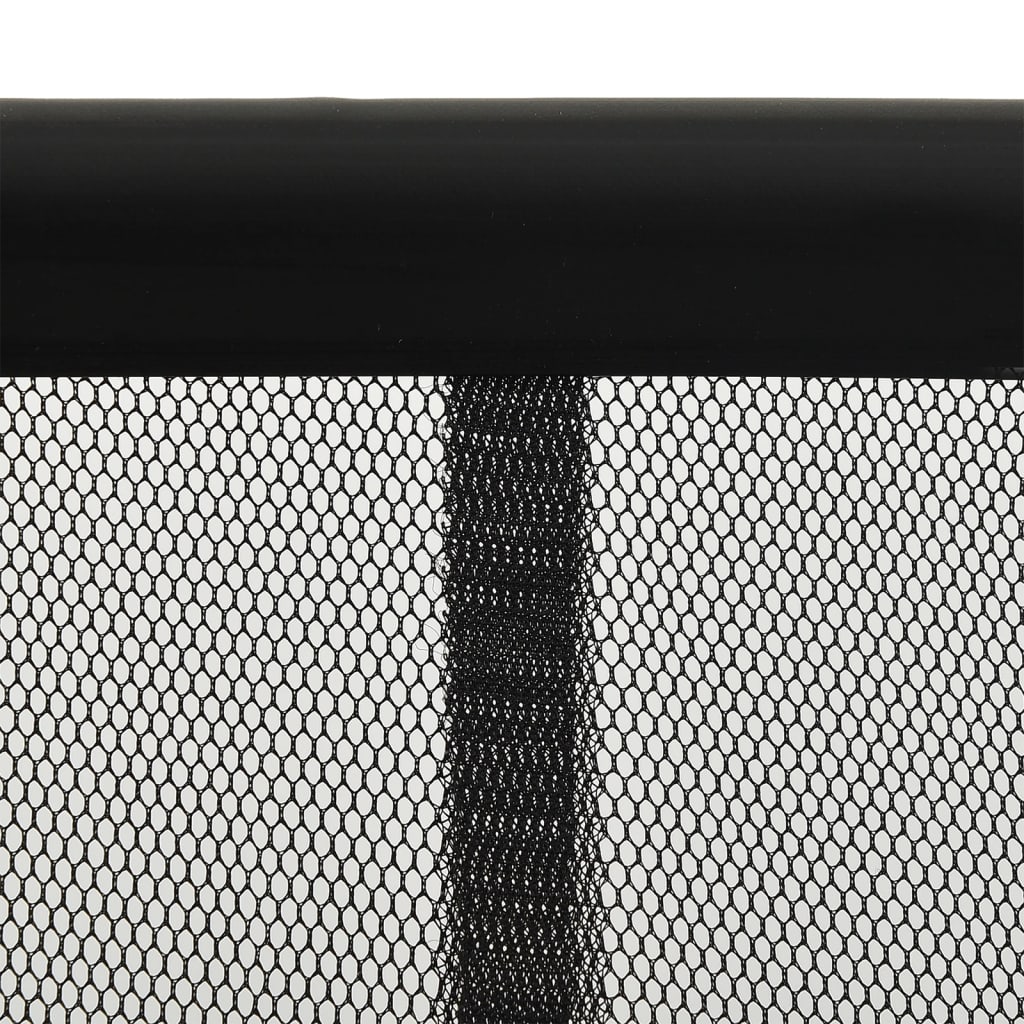 Vidaxl vliegengordijn 5-delig 120x240 cm mesh zwart