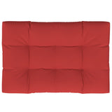 Vidaxl palletkussen 120x80x12 cm stof rood