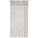 Vidaxl gordijn macramé 140x240 cm katoen taupe