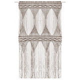 Vidaxl gordijn macramé 140x240 cm katoen taupe