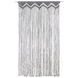 Vidaxl gordijn macramé 140x240 cm katoen antraciet