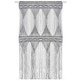 Vidaxl gordijn macramé 140x240 cm katoen antraciet