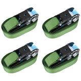 Vidaxl spanbanden 4 st 800 dan 6 m groen